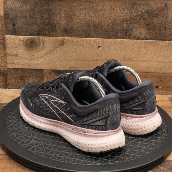 BROOKS GLYCERIN 19 WOMENS ATHLETIC SHOES RUNNING WALKING GYM BLACK LOW SIZE 11B - Picture 6 of 9